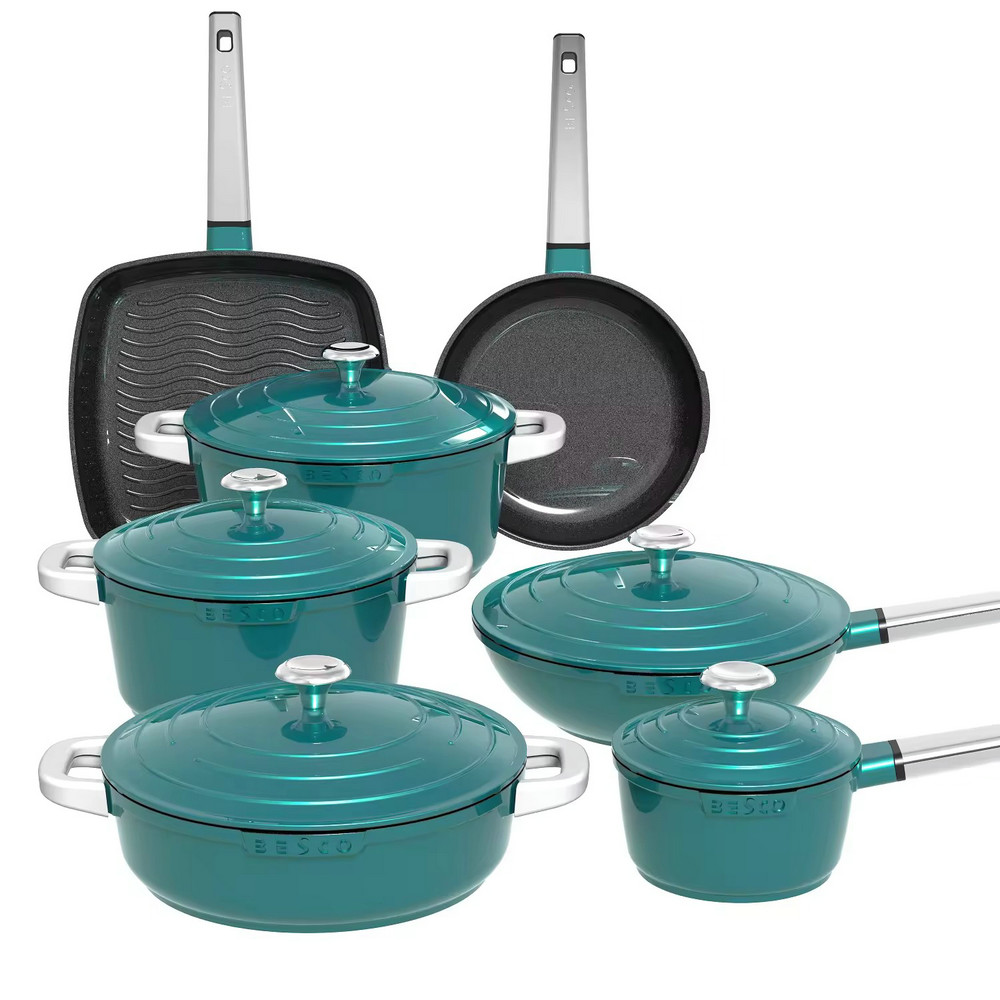 2024 altus temperatus resistens coquendo olla luxuriae LAETUS viverra summus finis aluminium nonstick coquinaria set