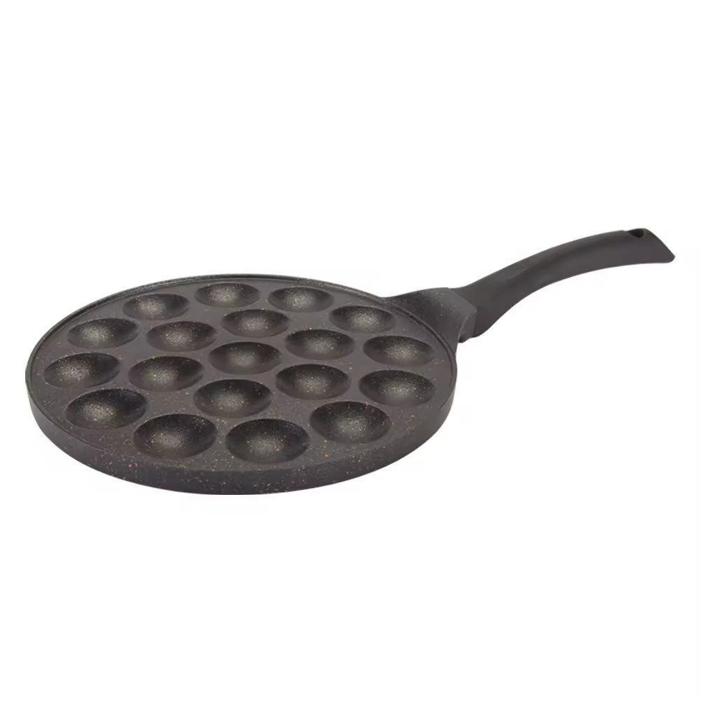 Mini Electric Cordis divisum Cast Iron Aluminium Lid Frying Pan