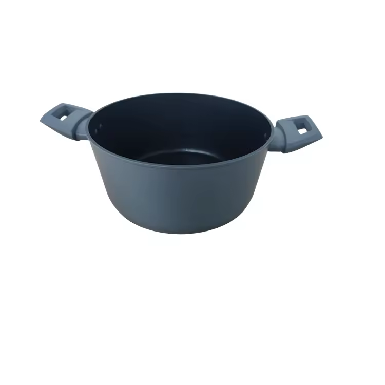 Logo aluminium stockpot casserole cum vitreis cover