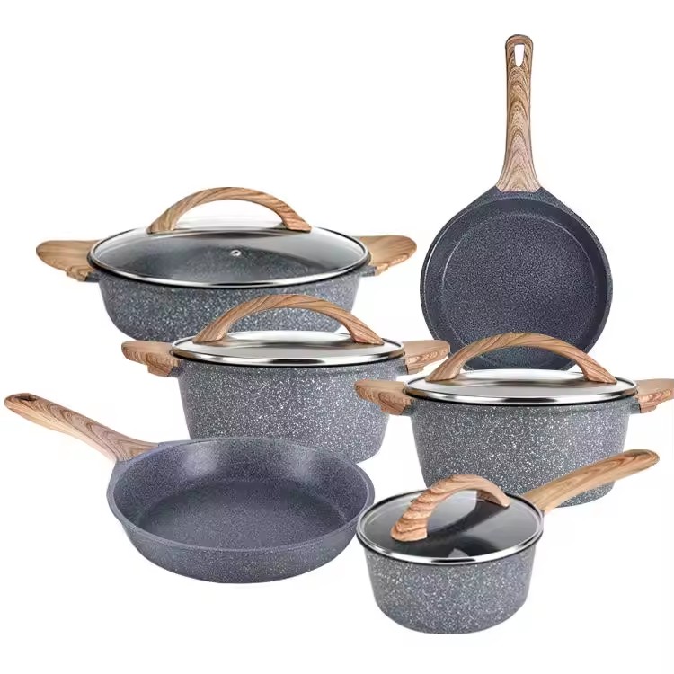 Modern Kitchen ollas et Panes Non Stick Cookware Sets