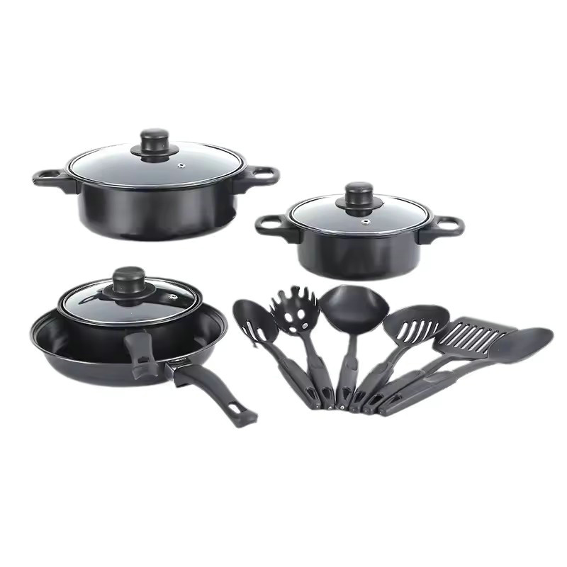 Cookware set familia acapna universalis non coquina elit urna coquinariam combinationem