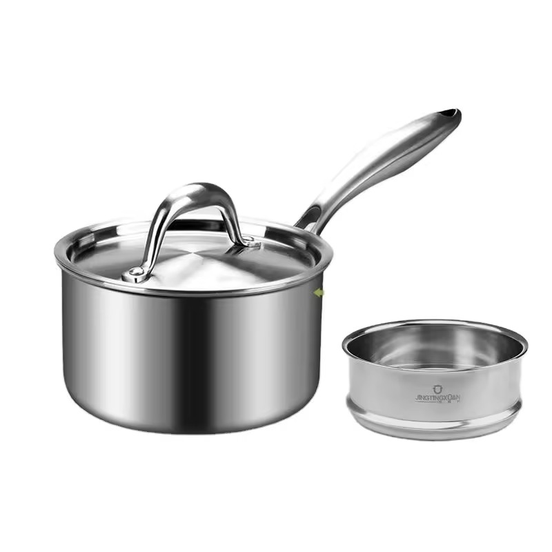 Parvus infans cibum supplementum non-lignum coquo noodles instant noodles calidum domum coctum lac pulmenti ollam