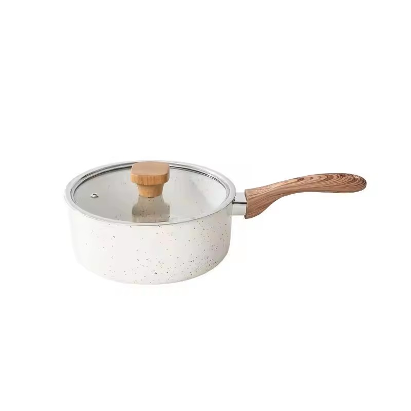 Cross border Japanese style suscitare Fry ollam domum rice lapis non lignum nix plana lac ollam dual-proposito instant noodle ollam