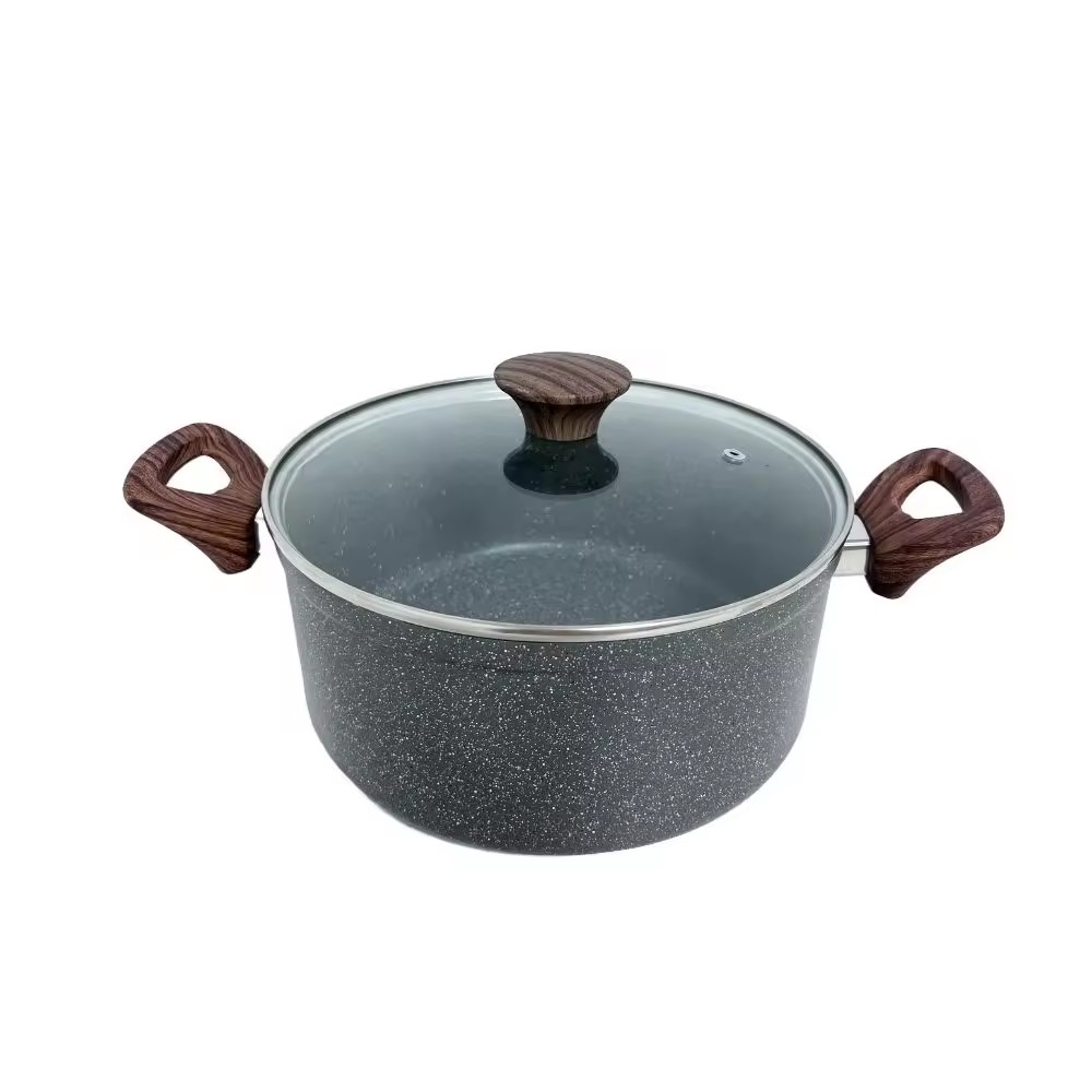 Popular Design Colored Coquendo Pots Durable Aluminium Coquendo Pot Casserole Cookware Sets Non Stick