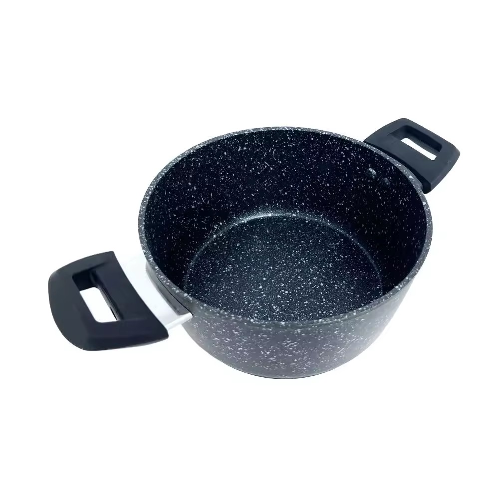 Deliciae Aluminium Alloy Soup and Stock ollas Small Non lignum Pot Soup Cookware Cum Aluminium Lid Casserole Soup Olla
