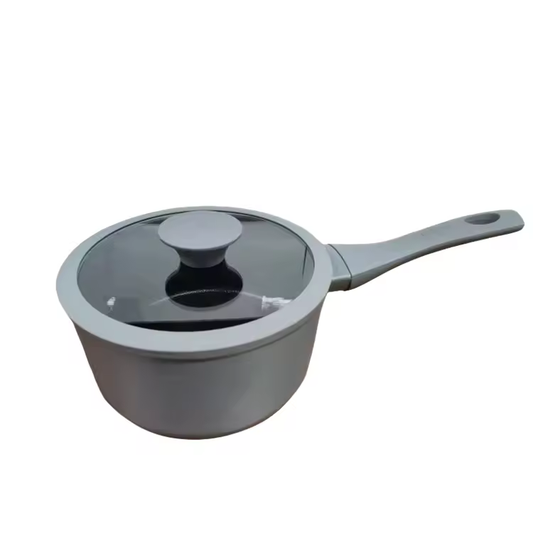 Fashionable customized Size Nontoxic Non-baculum Mittite Aluminium Saucepan